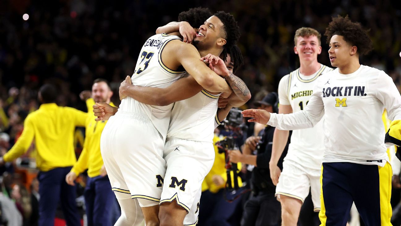 Michigan a câștigat titlul național în baschet masculin, învingând UConn cu scorul de 69-63 în finala turneului NCAA, un rezultat care marchează primul astfel de triumf pentru programul din Michigan din 1989