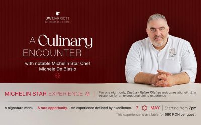 Chef MICHELE De Blasio, la Cucina pentru o singură seară!