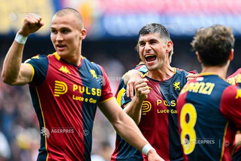 Genoa, victorie cu emoții în fața lui Sassuolo (2-1) în Italia