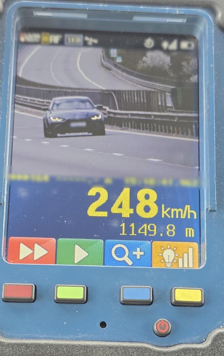 Șoferul din București, RECORD de viteză pe Autostrada Transilvania: 248 km/h