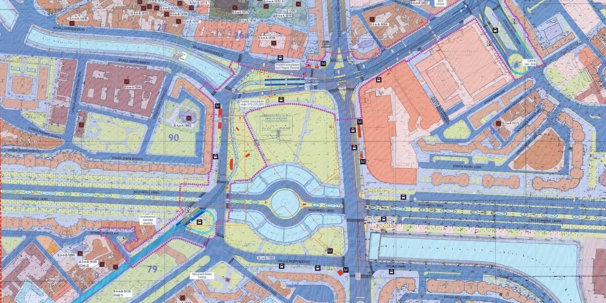 Lucrările la nodul de transport din Piața Unirii, aprobate de MApN, SRI și STS