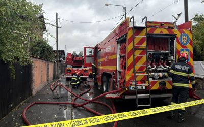 Aglomerație record la 112: Pompierii din București, peste 300 de misiuni de Sărbători