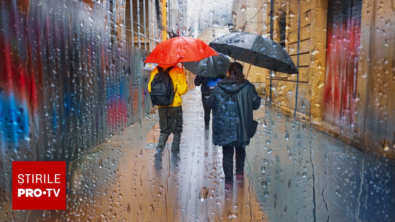 O masă de aer rece aduce vremea capricioasă în România, cu ploi, lapoviță și ninsori în majoritatea regiunilor