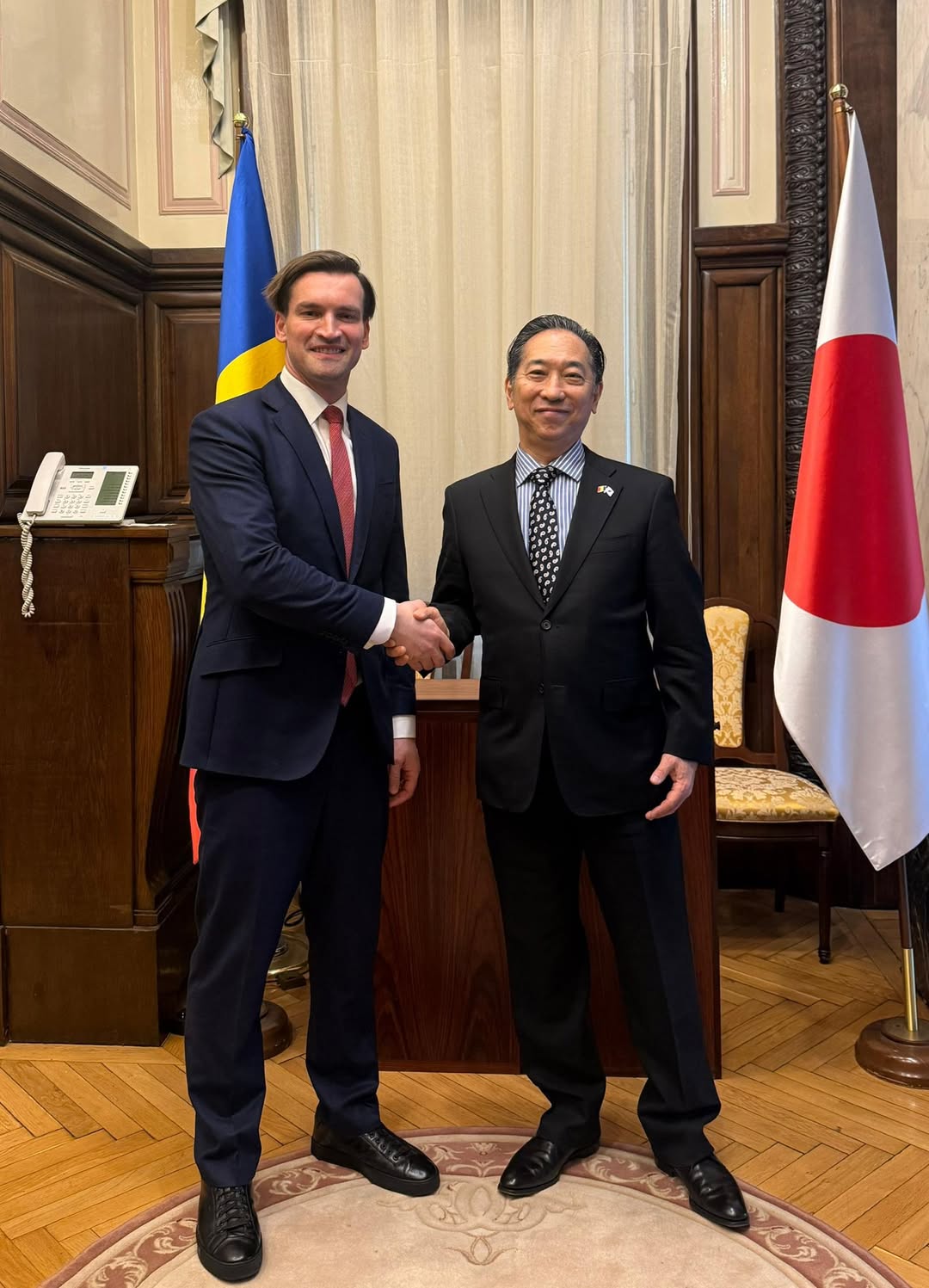 Deputatul PNL Andrei Baciu a avut miercuri o întâlnire cu Excelența Sa Katae Takashi, Ambasadorul Japoniei la București, ocazie cu care au discutat despre impactul inteligenței artificiale asupra viitorului