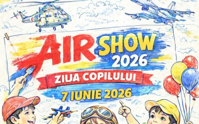 Copiii, invitați la concursul de desen cu zbor printre nori, alături de Aeroclubul României