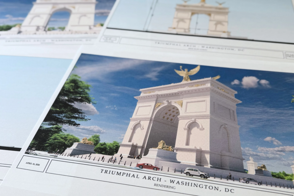Trump, megalomanie la Washington: vrea un arc de triumf cât trei din București