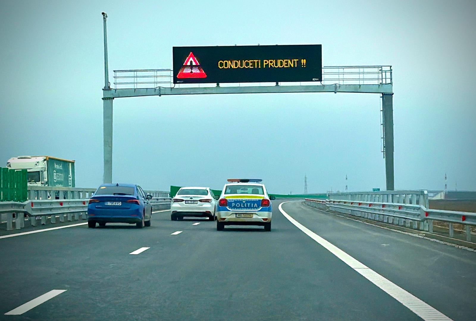 Traficul rutier va fi restricționat joi pe Autostrada A7, în apropiere de București, pentru verificări tehnice