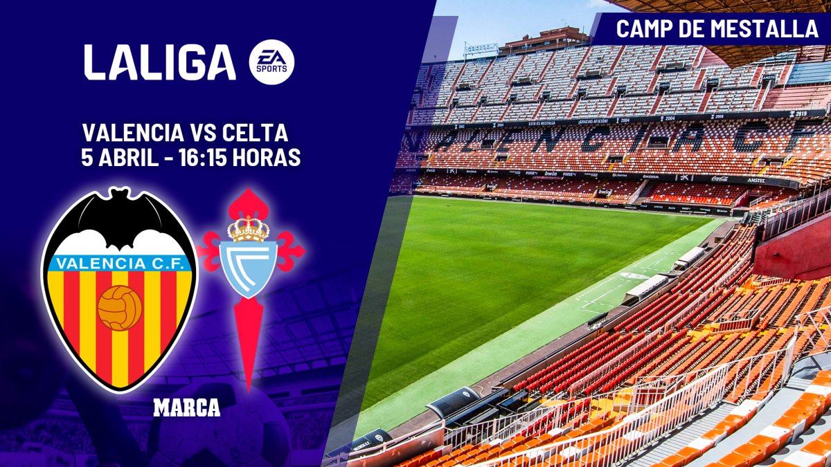 Valencia și Celta fac miercuri un meci cu implicații directe în lupta pentru calificarea europeană, confruntare programată pe Mestalla, începând cu ora 16:15