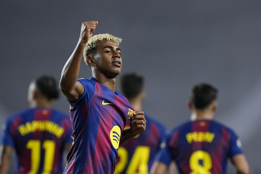 LAMINE YAMAL, duel cu SIMEONE înaintea returului UCL