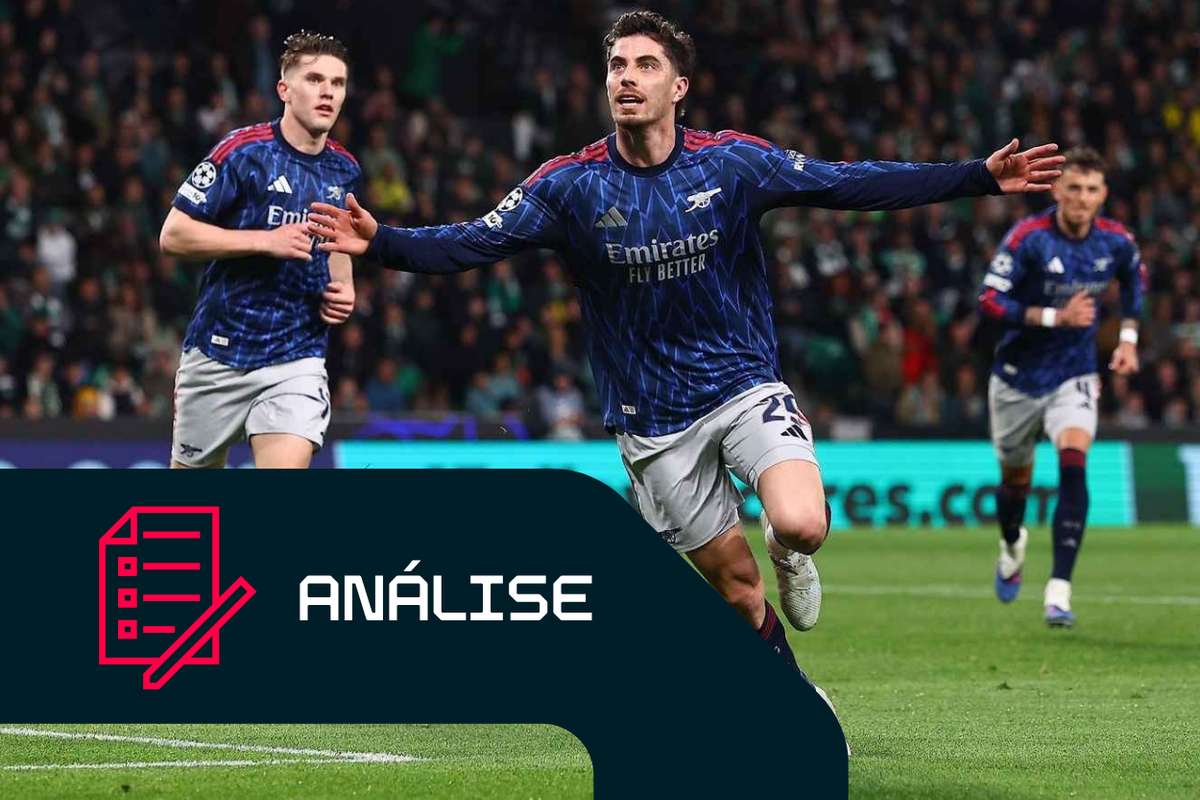Análise: Como o Arsenal venceu o Sporting e conquistou primeiro triunfo em jogos a eliminar em Portugal