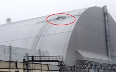 Pericol de scurgeri radioactive în cazul prăbuşirii structurii de protecţie a reactorului de la Cernobîl (Greenpeace)