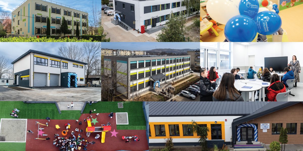 Școlile din programul România Eficientă, cu consum redus cu 60%