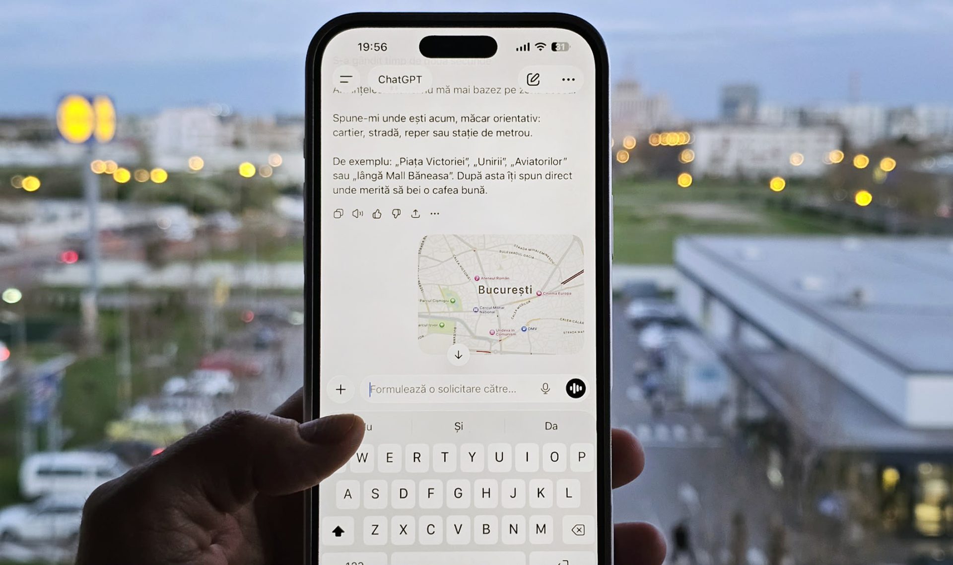 Accesul la locație în ChatGPT poate fi activat de utilizatori pentru a obține răspunsuri mai precise legate de locația lor