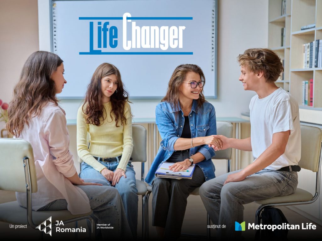 JA România, MetLife și Metropolitan Life: 20.000 elevi, educați financiar și pentru o viață echilibrată
