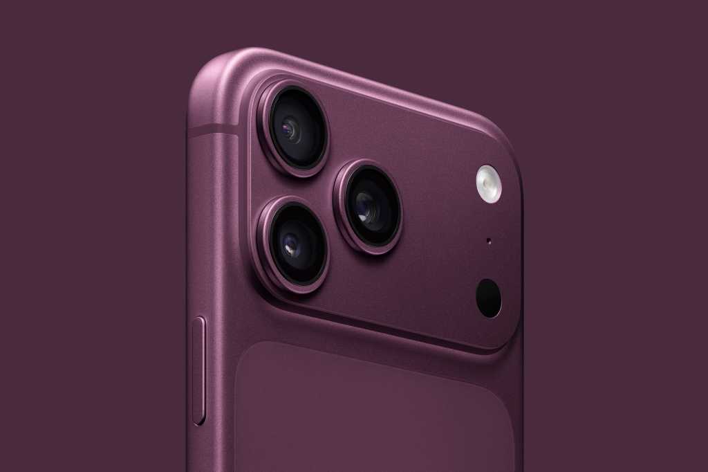 leaked iPhone 18 Pro color render in dark cherry