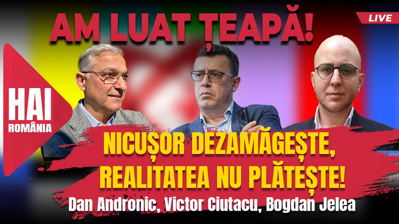 Dan Andronic, alături de invitații săi, Bogdan Jelea și Victor Ciutacu, a tras un semnal de alarmă cu privire la starea precară a spațiului public românesc