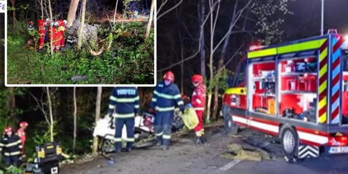 Accident cumplit de Paște pe DN1: Doi tineri au murit după răsturnare