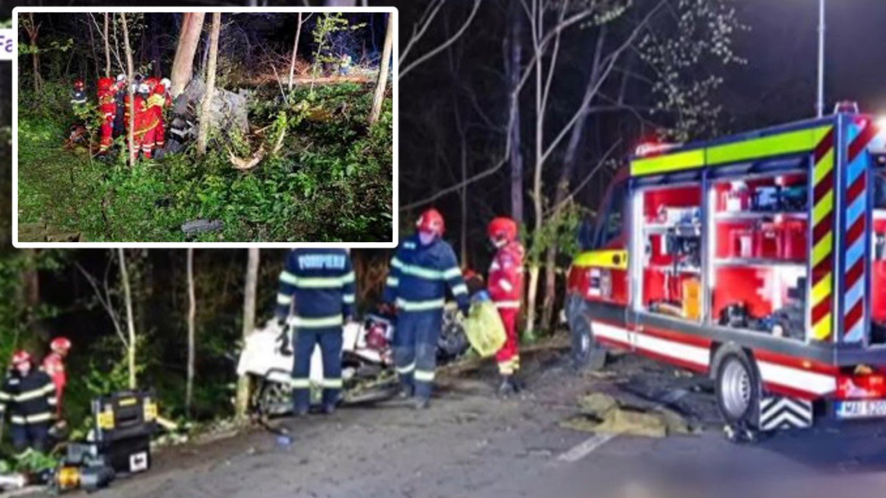 Accident cumplit de Paște pe DN1: Doi tineri au murit după răsturnare