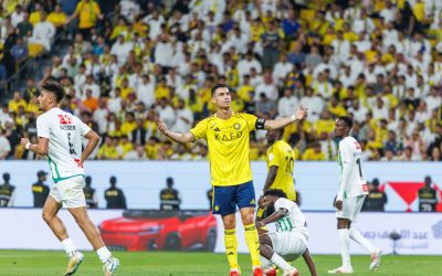 Cristiano Ronaldo, liderul de pe teren al echipei Al-Nassr, a reluat oficial competiția în Arabia Saudită, marcând o dublă importantă în partida cu Al-Najma, disputată vineri în etapa a 27-a a Pro League Roshen