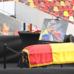 Sicriul lui Mircea Lucescu, depus la Arena Națională. Hagi, la ceremonie