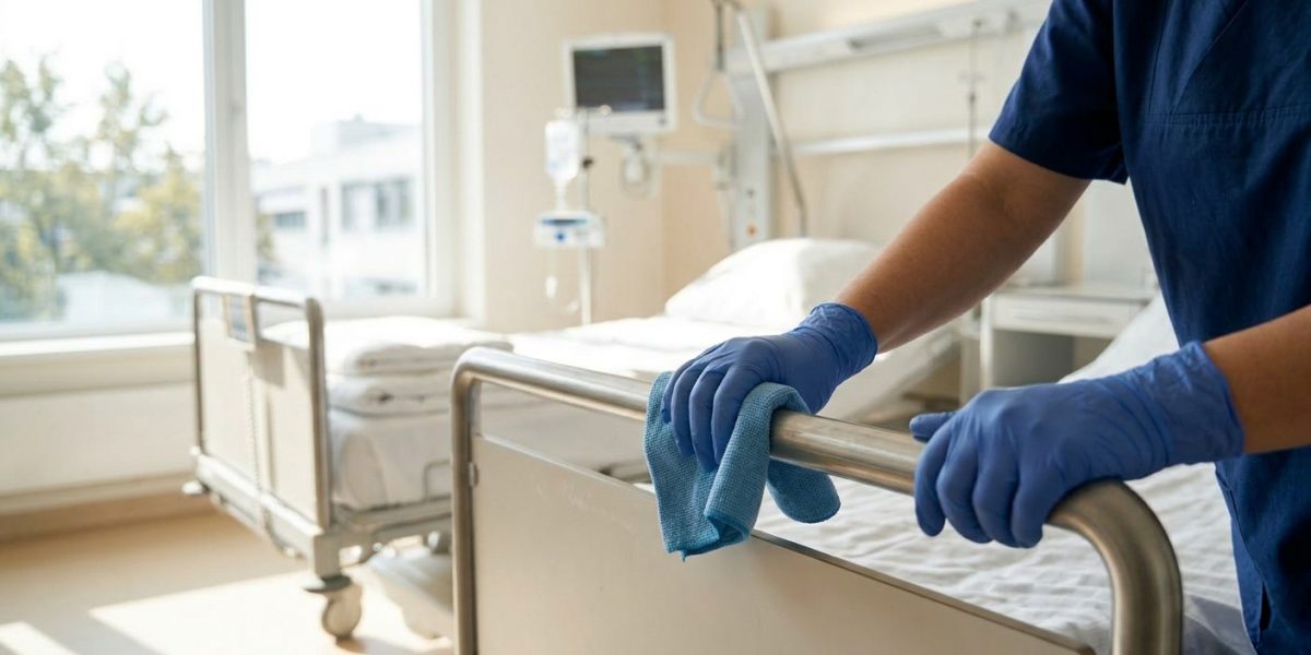 Patru condiții pentru ca dezinfecția într-un spital să fie eficientă dintre care câte sunt respectate