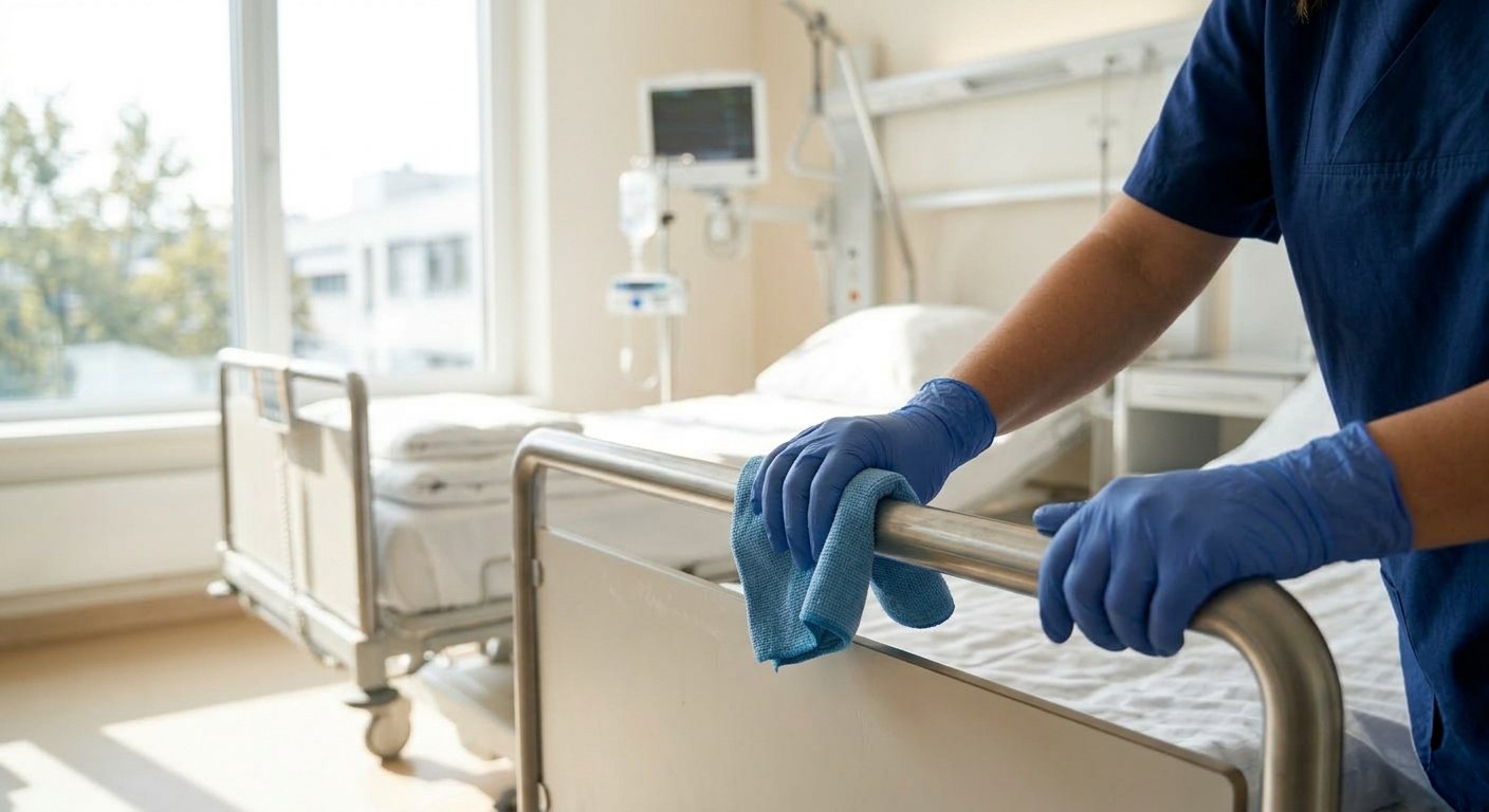 Lanțul de prevenție în sistemul medical românesc, rupt în multiple puncte Un simplu flacon de dezinfectant poate părea un element minor în rutina zilnică a unui spital, însă modul în care ajunge pe masa asistentului medical indică vulnerabilități în întregul lanț de aprovizionare și aplicare