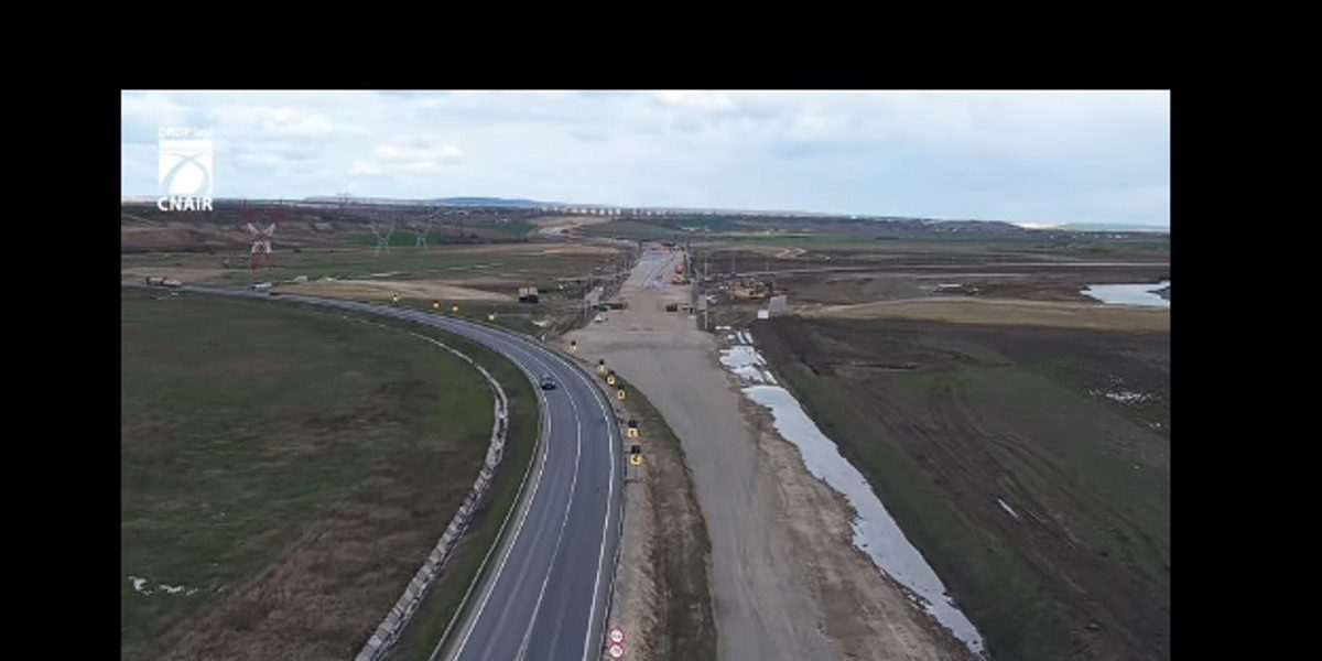 Lucrările la Autostrada Moldovei avansează. Imagini de pe loturile 1 și 2. Stadiul lucrărilor este de 43%, respectiv 40%