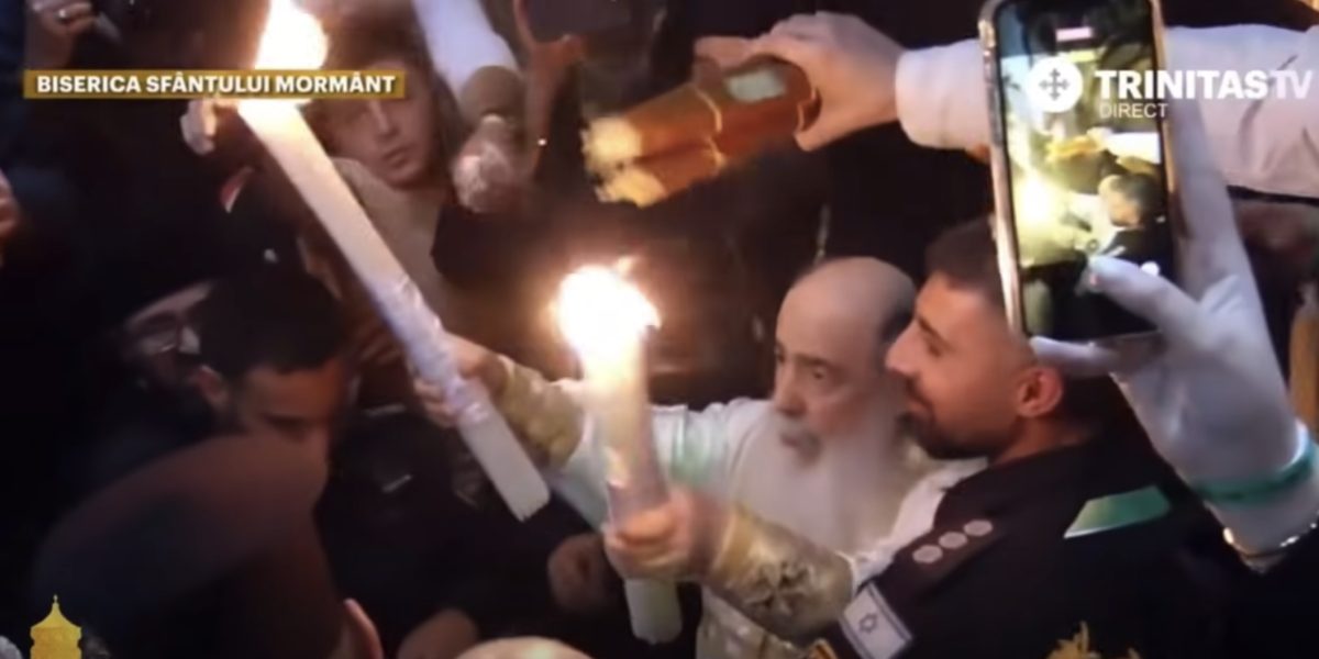 Sfânta Lumină de la Ierusalim, ajunsă în România