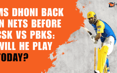 MS Dhoni Back in Nets Before CSK vs PBKS: Will He Play Today?
