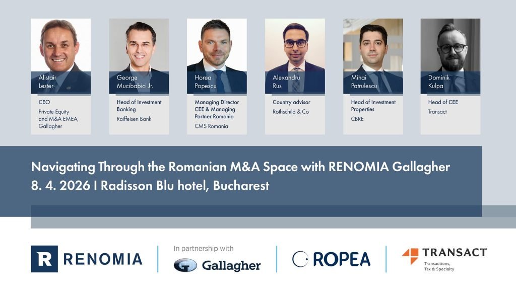 experți din bancar, juridic și consultanță analizează tendințele pieței M&A din România în 2026