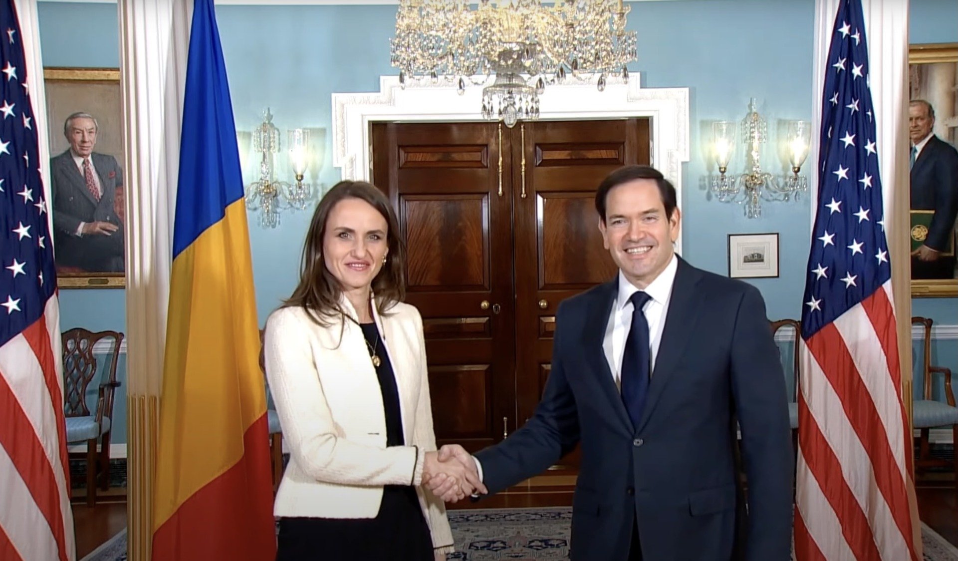 Cooperare vitală: Ministra, după discuțiile cu Marco Rubio, despre apărare
