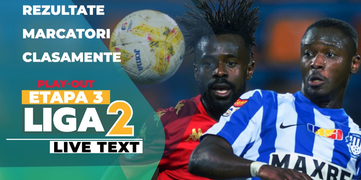Meciuri și rezultate etapa 3 play-out Liga 2, sezon 2025-2026