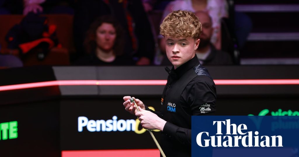 Teenage star Stan Moody fails to make most of bright start against Kyren Wilson | World Snooker Championship