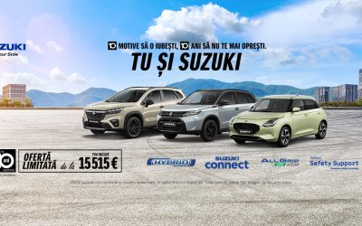 10 motive să iubești un SUZUKI: 10 ani fără oprire! Ofertă de nerefuzat, de la 15.515 €