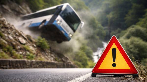 Accident groaznic în Canare: Un mort și 14 răniți după ce-un autocar a căzut