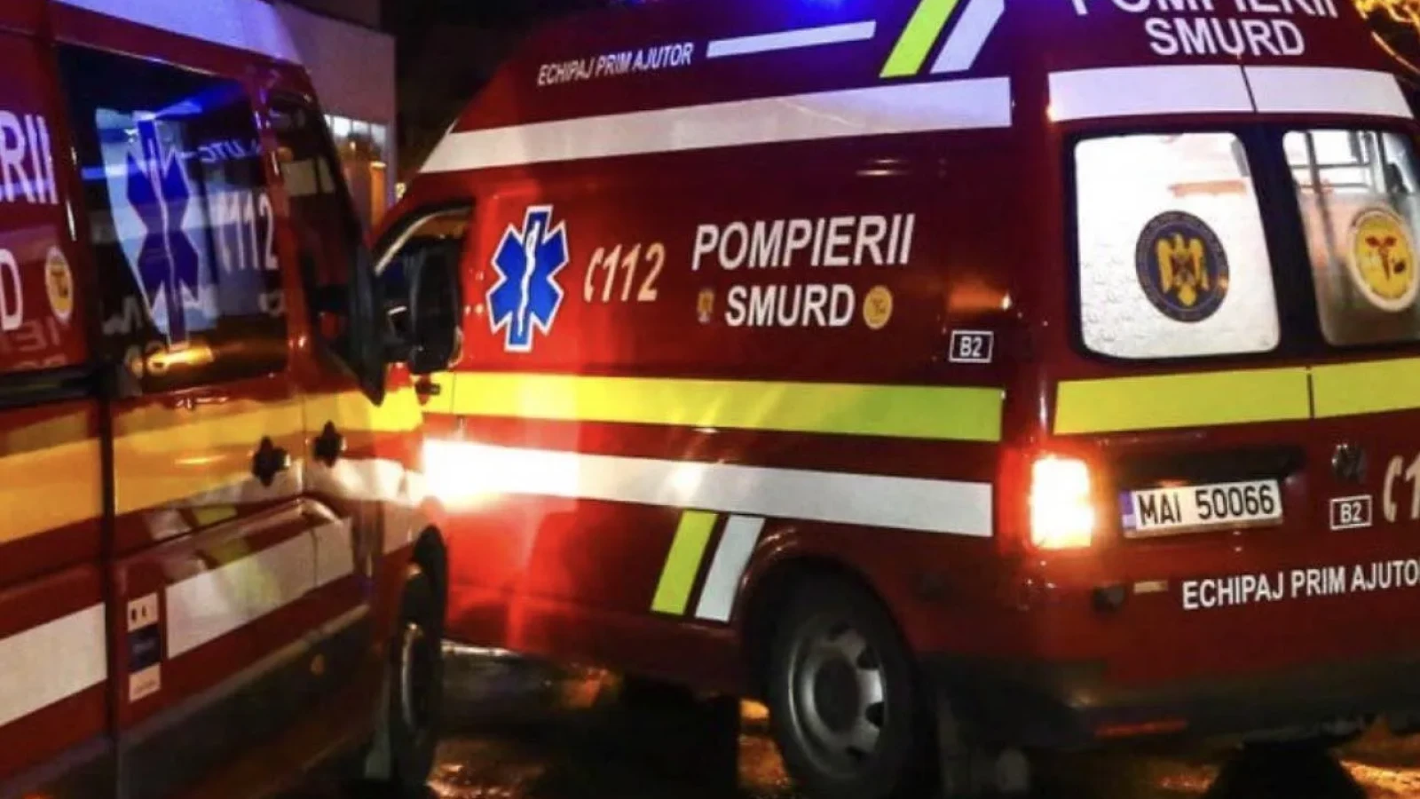 Microbuz cu copii, implicat într-un accident în Mureș