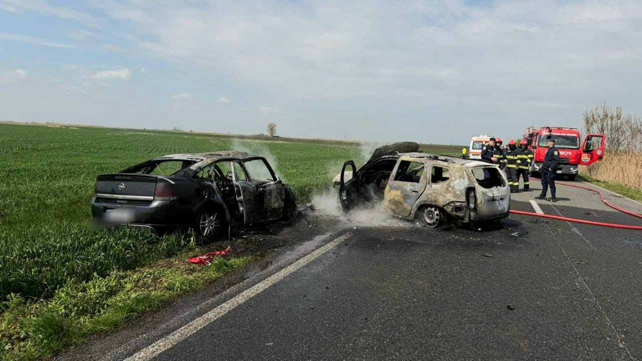 Accident mortal în Timiș: O femeie a decedat, alte trei persoane rănite