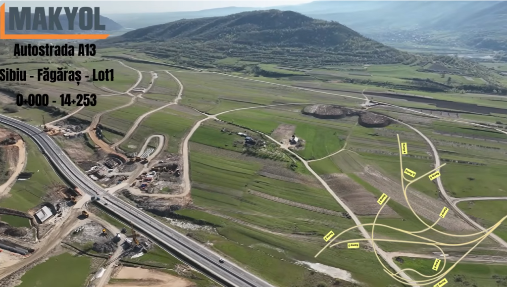 Autostrada Sibiu-Făgăraș: Cum avansează lucrările la nodul-gigant din România?