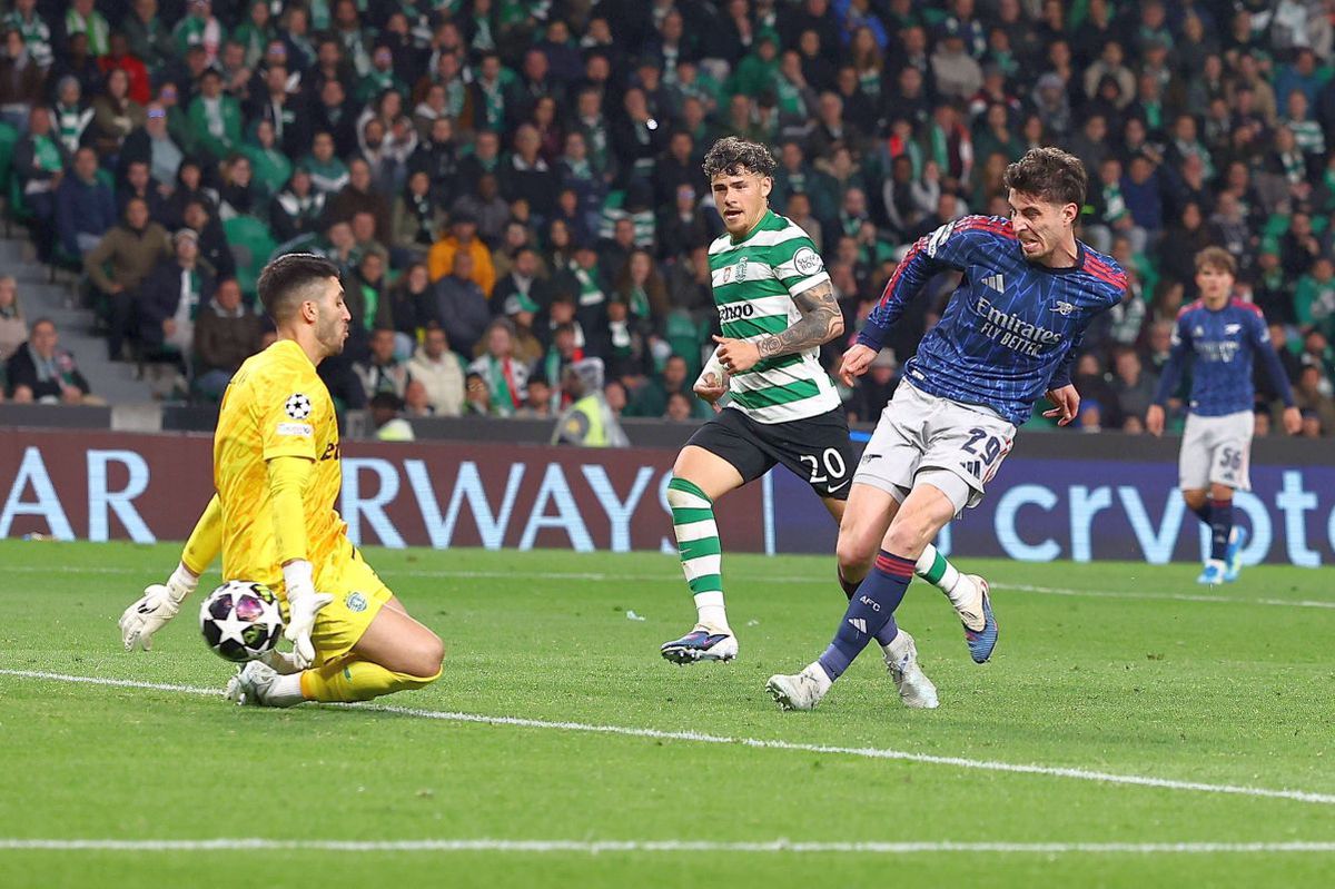 Arsenal câștigă la limită în deplasarea de la Lisabona, în prima manșă a sferturilor Champions League Arsenal a obținut o victorie prețioasă în deplasarea de la Sporting CP, scor 1-0, în prima manșă a sferturilor de finală ale Ligii Campionilor