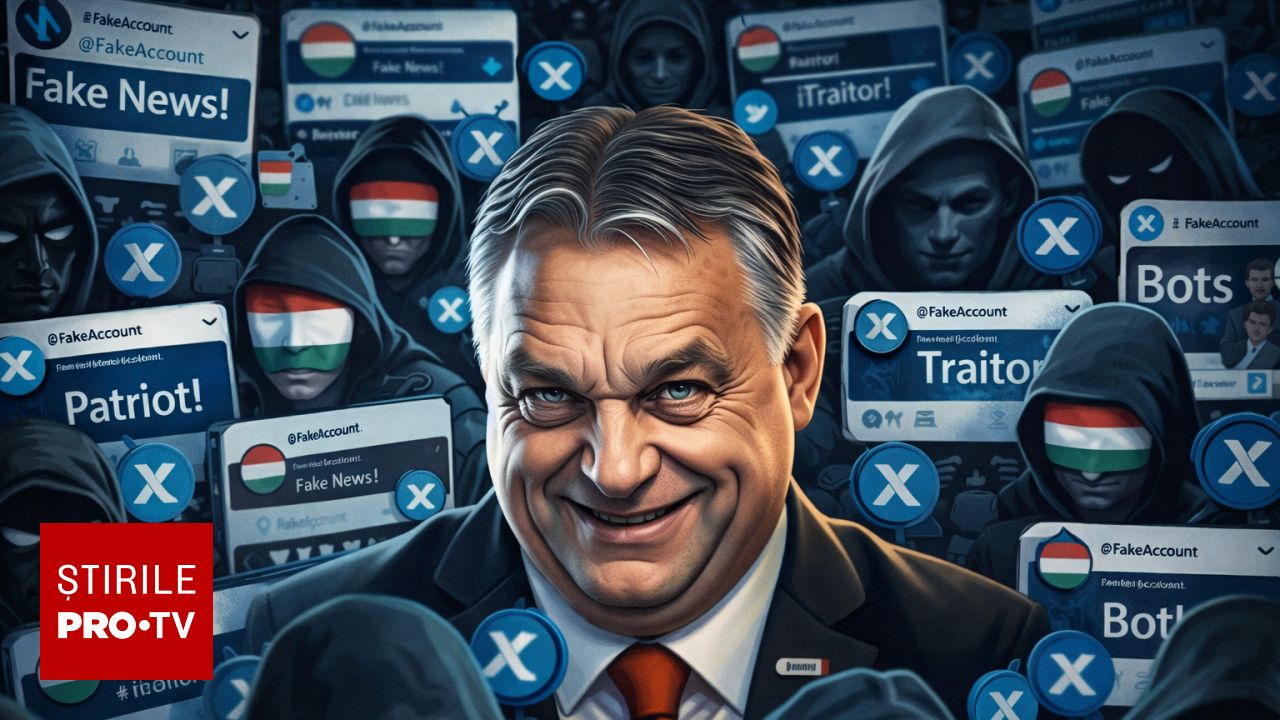 Rețea URIAȘĂ pe X: Sute de conturi false fac propagandă pentru Orban în Ungaria
