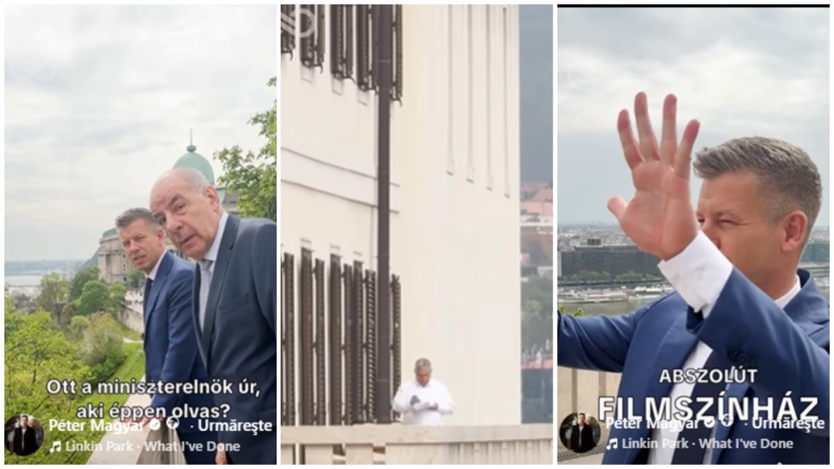 Magyar, față în față cu Viktor Orban la palatul prezidențial
