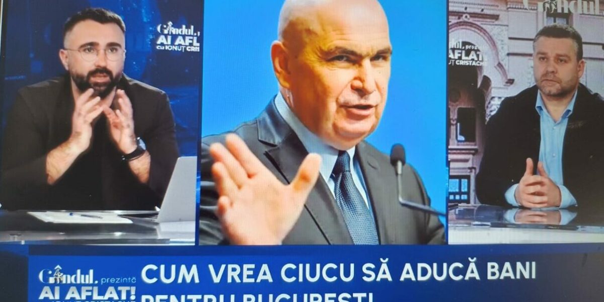 Ciucu: Primăria București are cu 400 de posturi în exces într-o viitoare reorganizare