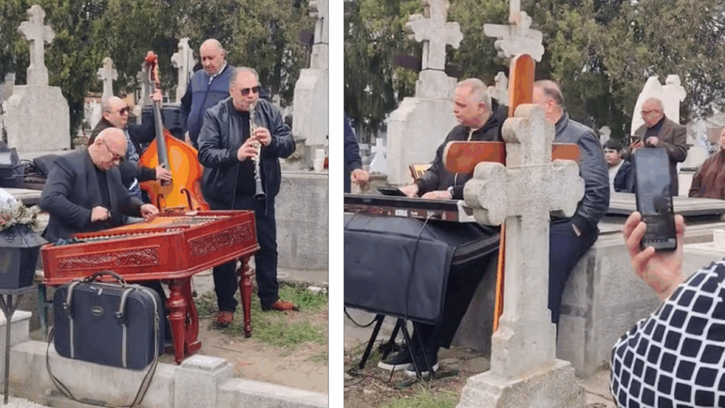 Concert INEDIT de Paște la Giurgiu: Dedicații pentru morți în cimitir