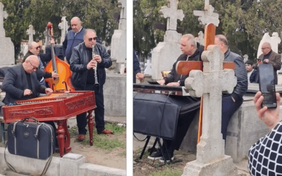 Concert INEDIT de Paște la Giurgiu: Dedicații pentru morți în cimitir
