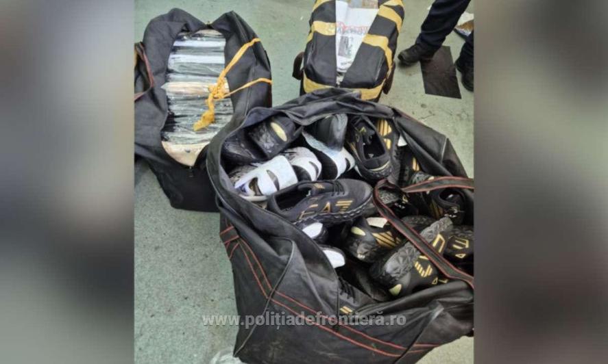 Giurgiu: Marfă falsă de un milion de lei, prinsă de polițiștii de frontieră