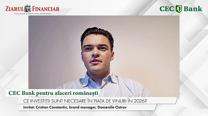 CEC Bank susține afacerile românești: Domeniile Ostrov, succes răsunător la vânzările de vin