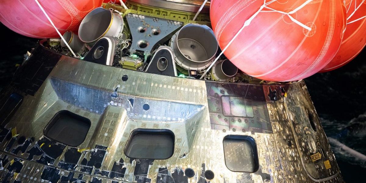 Capsula NASA Orion, arsă la 2000 grade: Imaginile spectaculoase