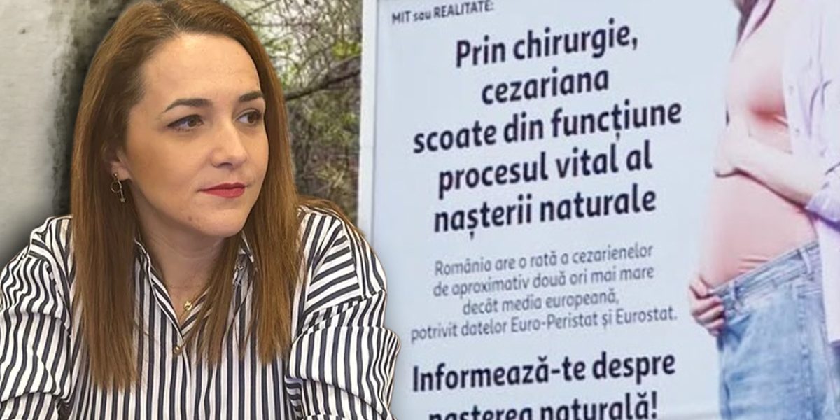 Senatoarea USR Cynthia Păun cere interzicerea naşterii naturale: Ce spune ca mamă