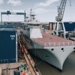 Șantierul Damen din România lansează un portavion pentru Portugalia