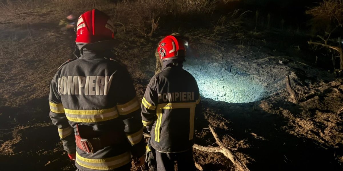 Dronă Rusească, prăbușită în România, lângă Tulcea, după atacuri în Ucraina